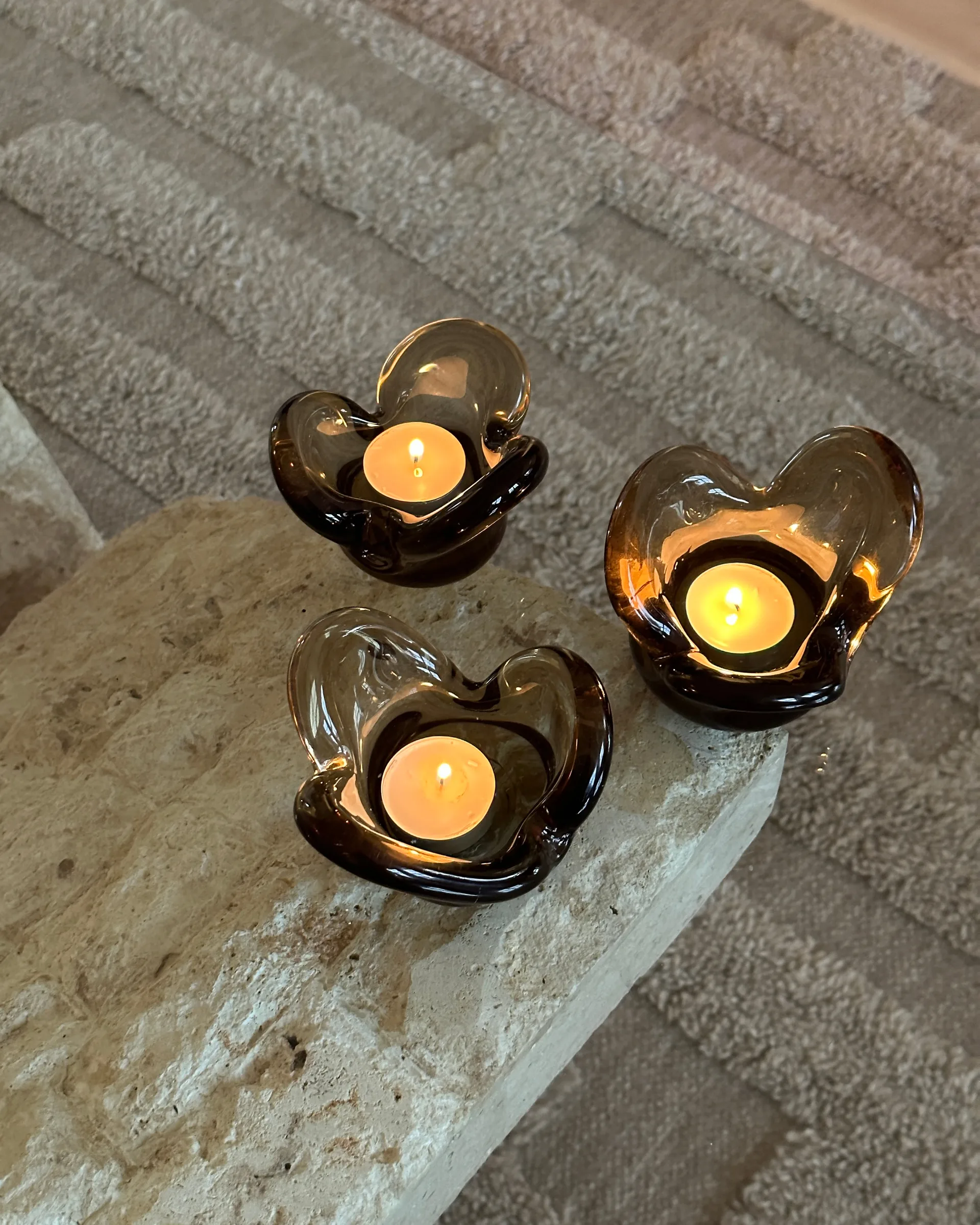 Świecznik Visser, Brown Tinted