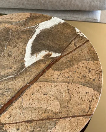 Talerz Falker - Red stone - Tinted