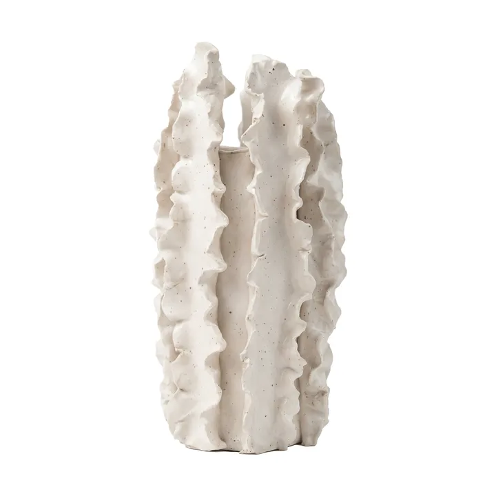 Wazon Melera - Beige, 33x16 cm - Tinted
