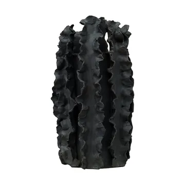 Wazon Melera - Black, 33x16 cm - Tinted