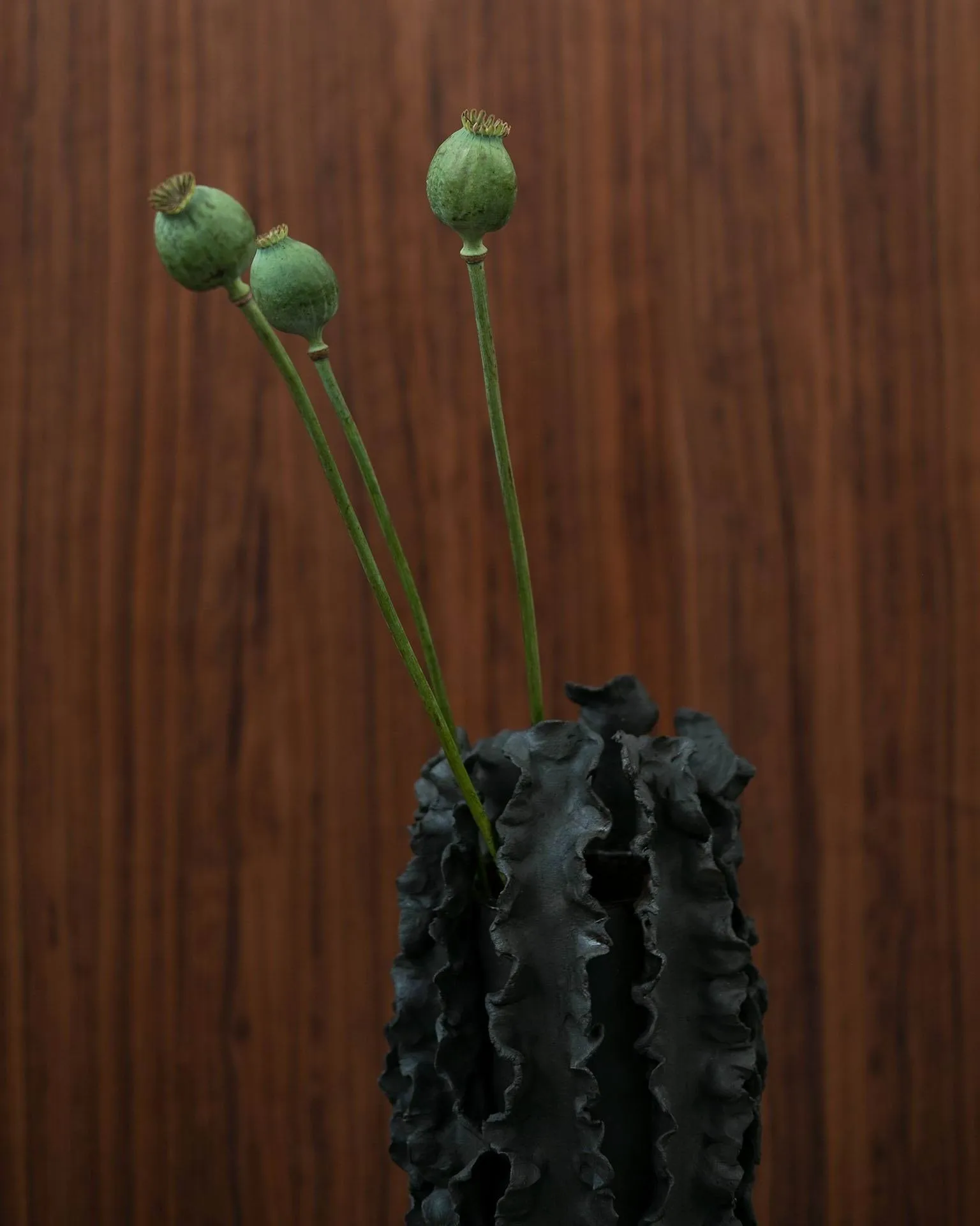 Wazon Melera, Black, 33x16 cm Tinted