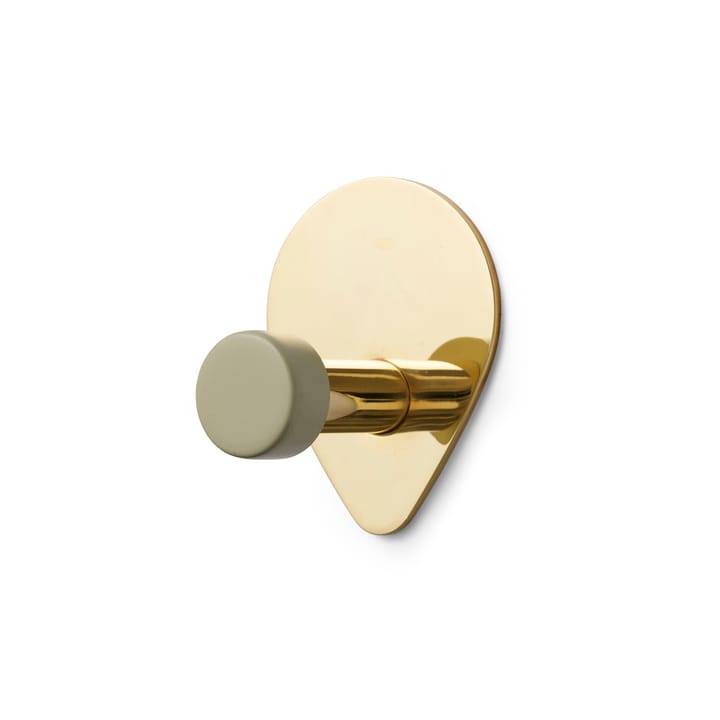 Hak Peacock mały - Celadon - brass - Tivoli by Normann Copenhagen