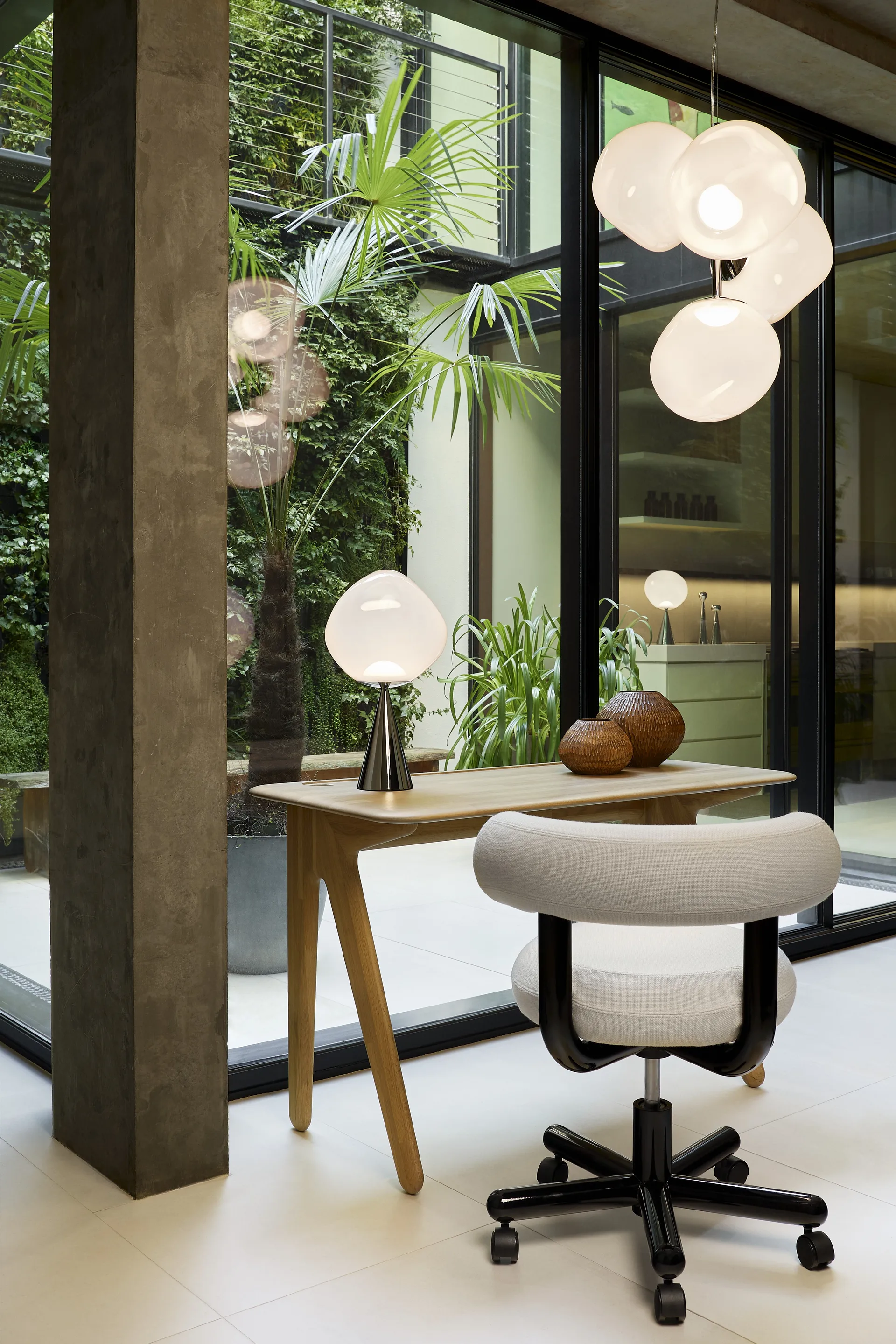 Biurko Slab 60x120 cm, Dąb Tom Dixon