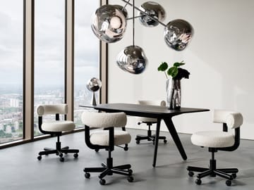 Biurko Slab Individual 60x120 cm - Czarny dąb - Tom Dixon