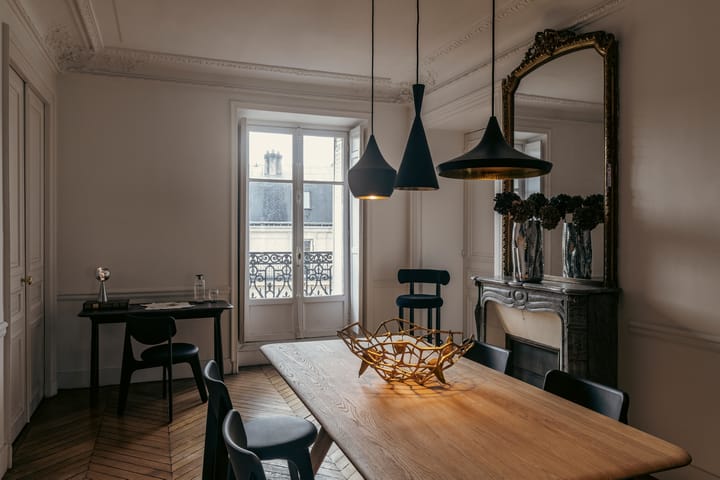 Biurko Slab Individual 60x120 cm, Czarny dąb Tom Dixon