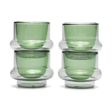 Bump filiżanka do espresso 50 ml, 4‑pak - Zielony - Tom Dixon