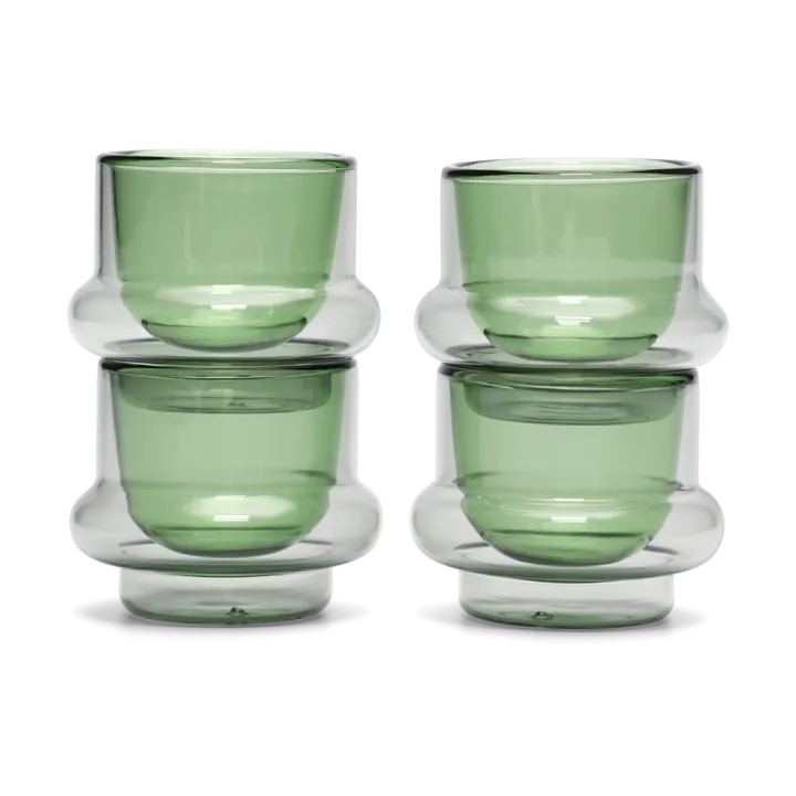 Bump filiżanka do espresso 50 ml, 4‑pak - Zielony - Tom Dixon
