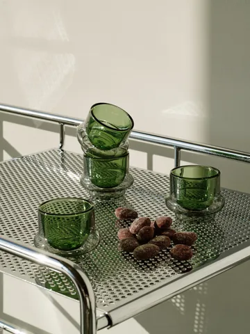 Bump filiżanka do espresso 50 ml, 4‑pak - Zielony - Tom Dixon