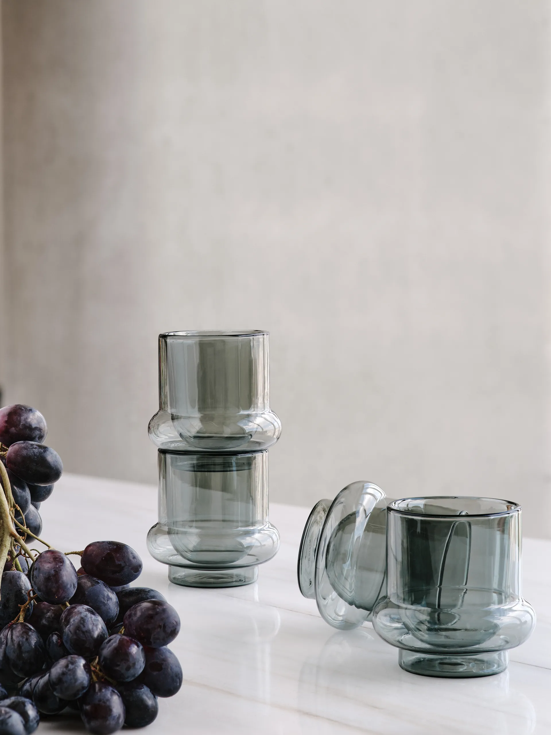 Bump filiżanka do kawy 20 cl 2-pack, Szary Tom Dixon