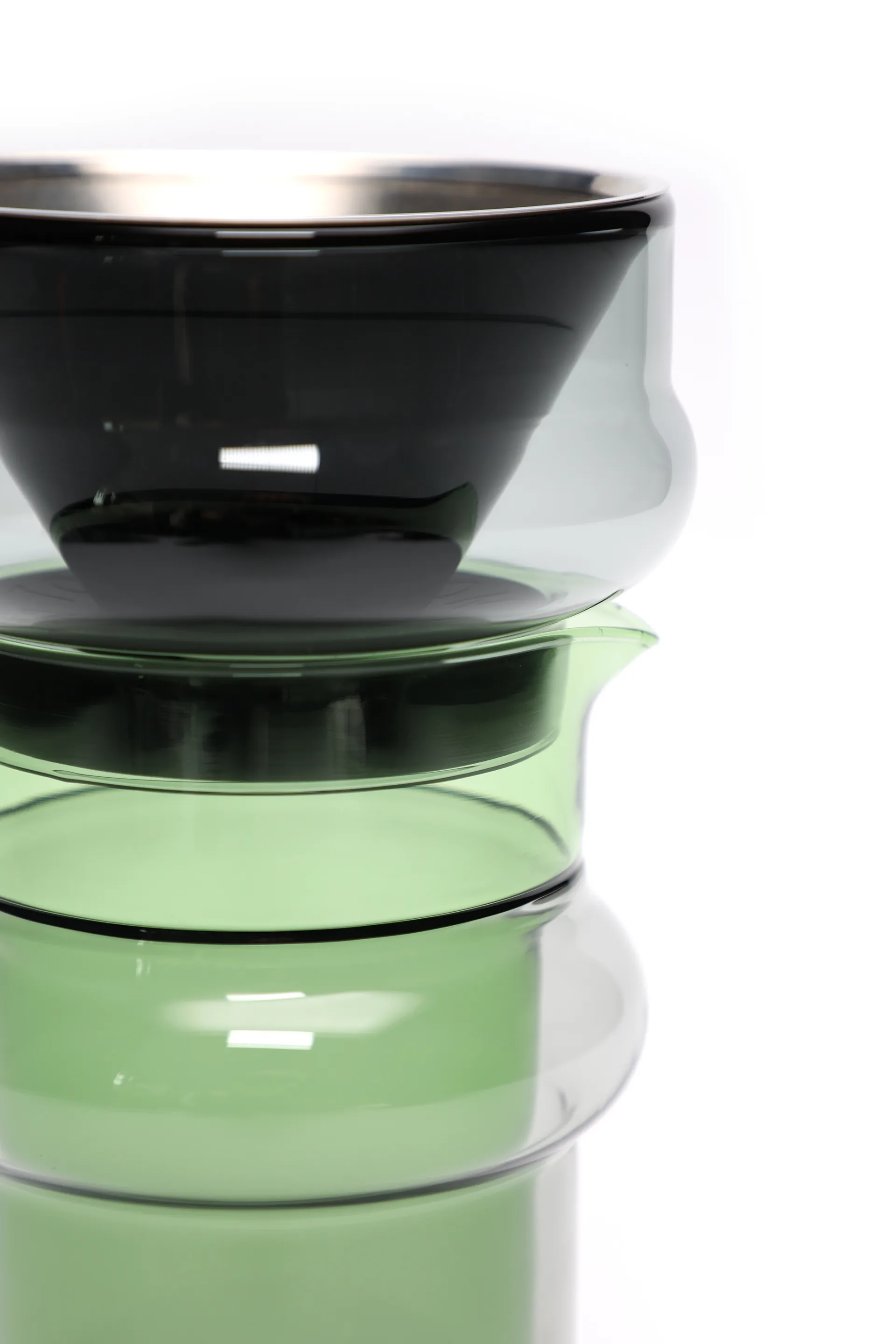 Bump karafka i zestaw filtrów 400 ml, Zielony Tom Dixon