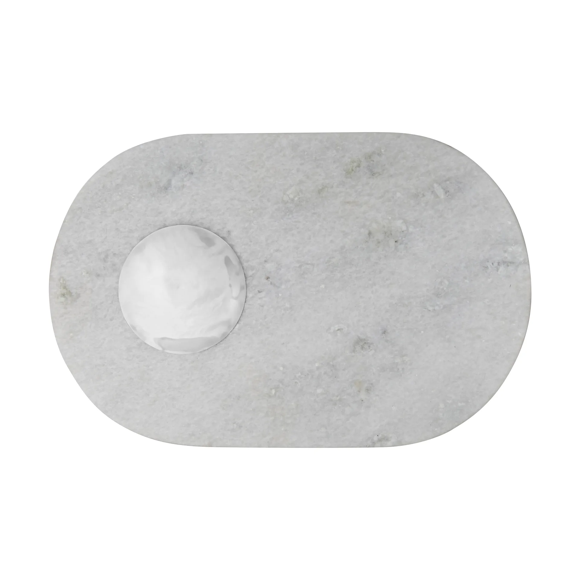 Deska do krojenia Stone 27x42 cm, Biały marmur-silver Tom Dixon
