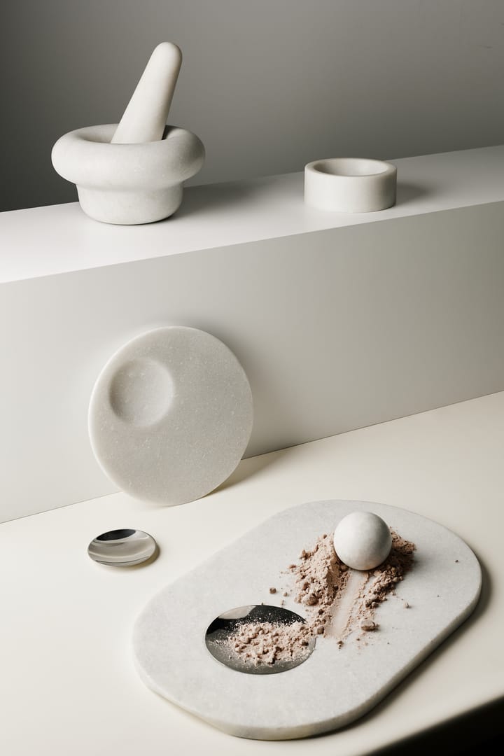 Deska do krojenia Stone 27x42 cm, Biały marmur-silver Tom Dixon