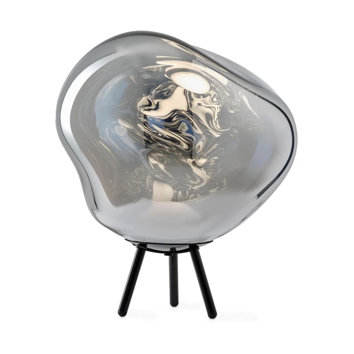 Duża lampa podłogowa przenośna Melt LED - Srebrny - Tom Dixon