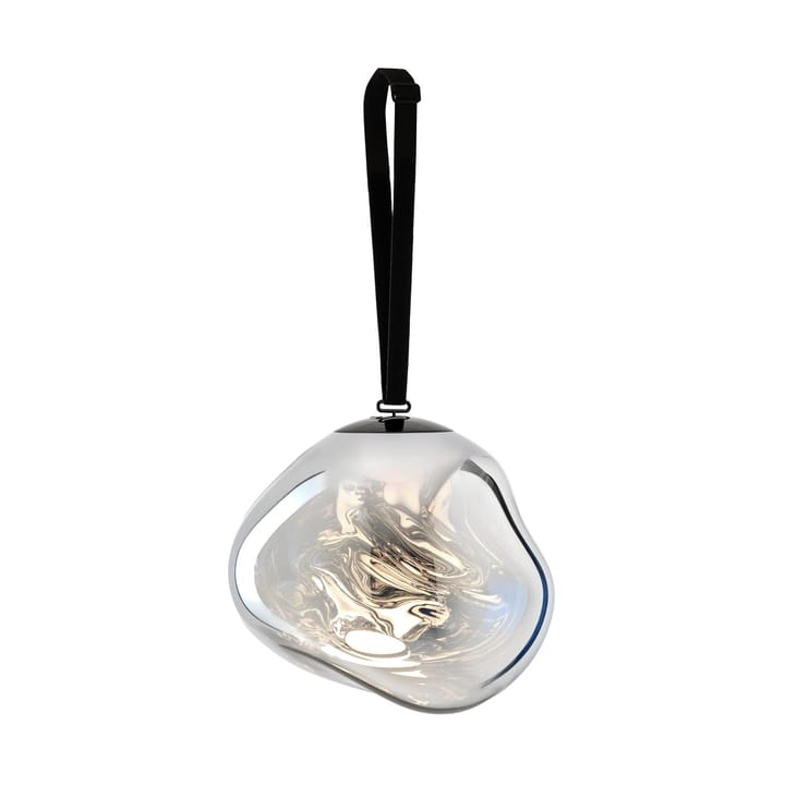 Duża lampa podłogowa przenośna Melt LED, Srebrny Tom Dixon