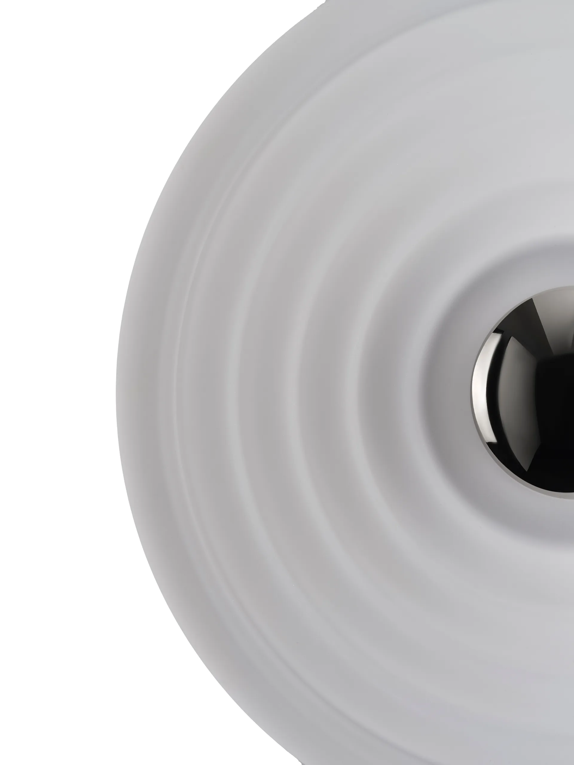 Duża lampa ścienna Press Surface LED 35 cm, Frosted Tom Dixon