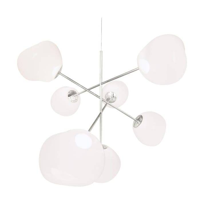 Duży żyrandol Melt Chandelier LED 196 cm - Opal-srebrny - Tom Dixon