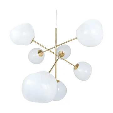 Duży żyrandol Melt Chandelier LED 196 cm - Opal-złoty - Tom Dixon