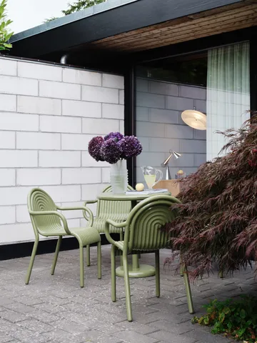 Groove stolik kawiarniany okrągły - Moss, Ø70 cm - Tom Dixon