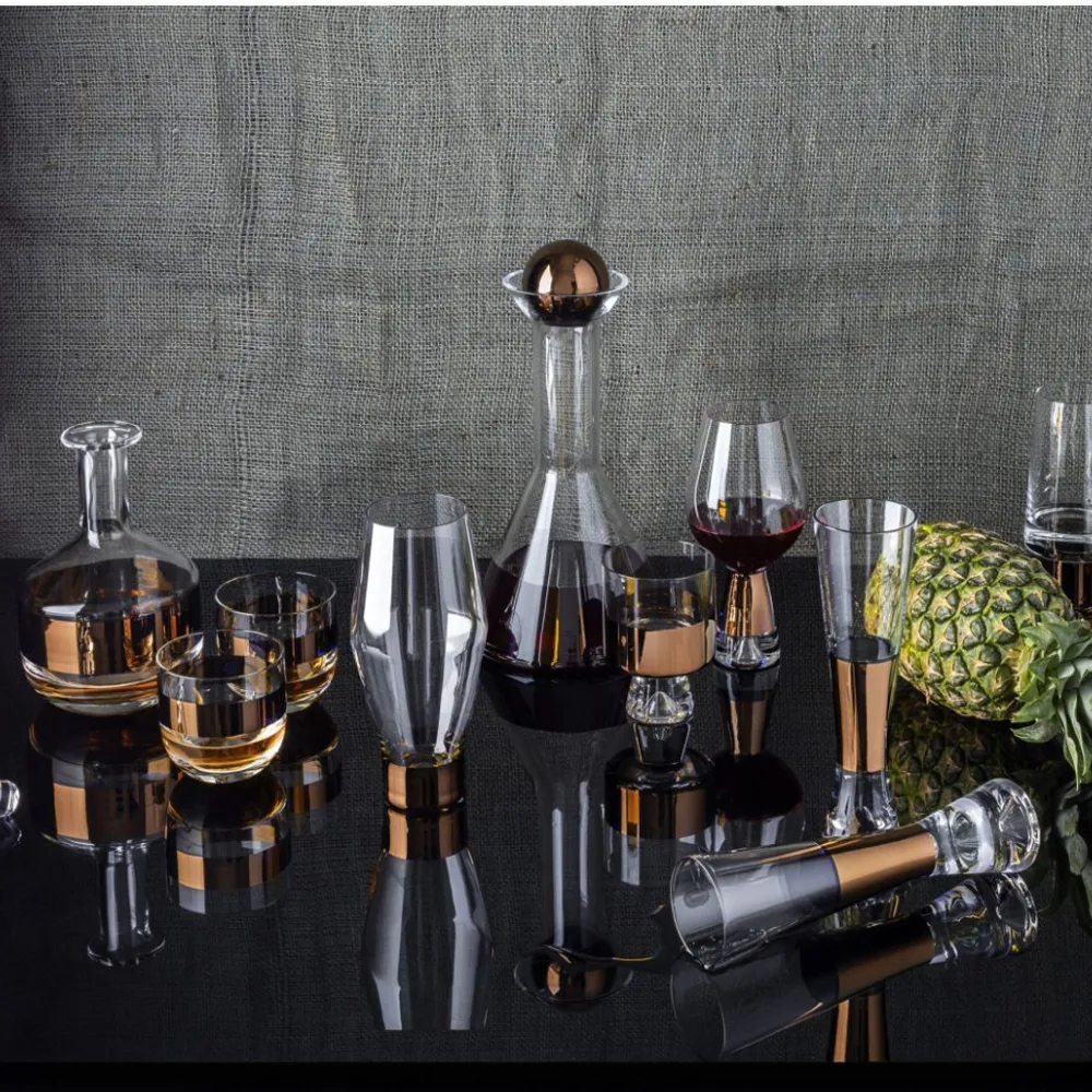 Karafka do whisky Tank 1 L, Miedziany Tom Dixon