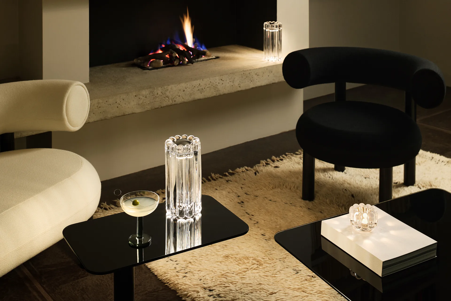 Kieliszki Coupe Puck 175 ml 2-pak, Przezroczysty Tom Dixon