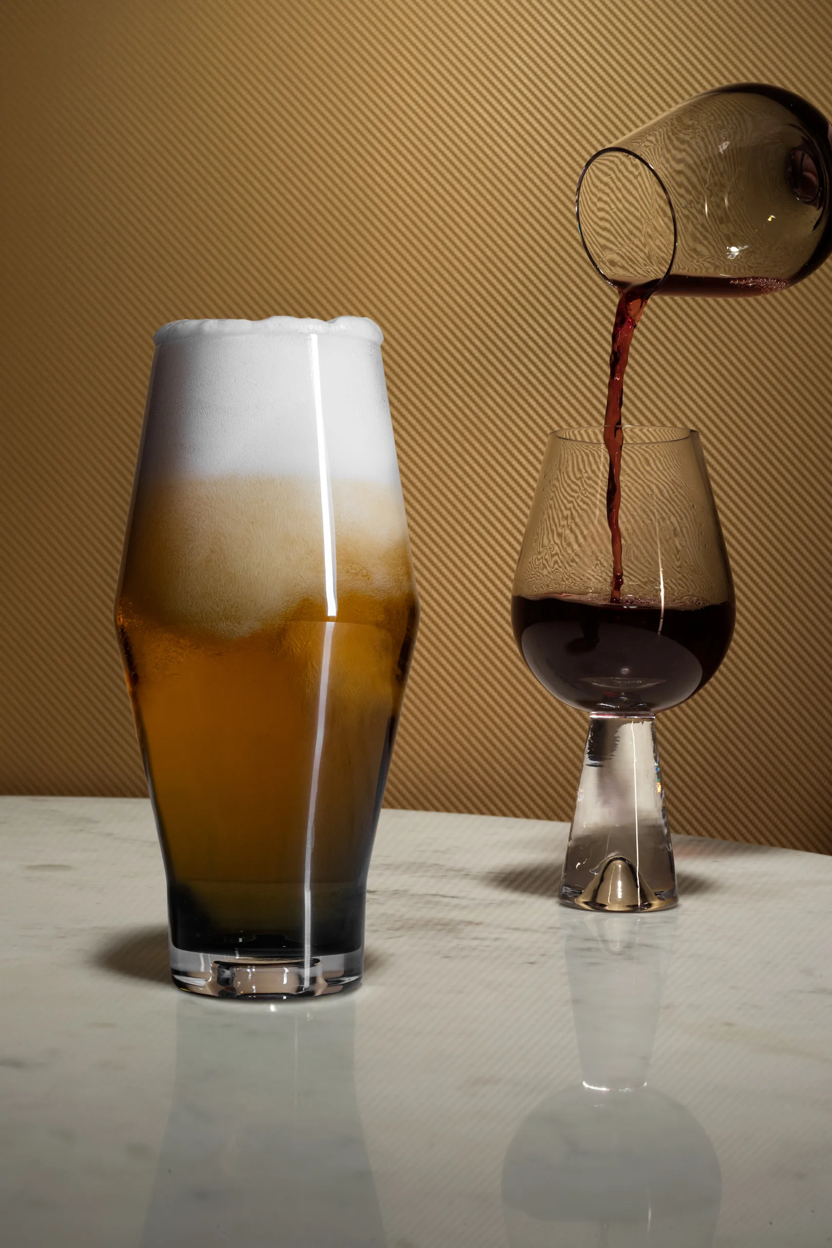 Kieliszki do wina Tank 2-pak, Czarny Tom Dixon