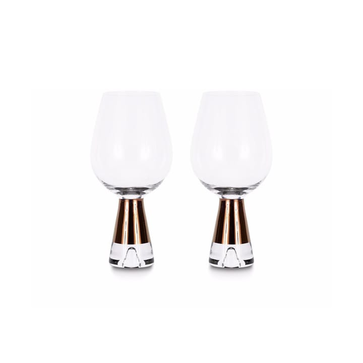 Kieliszki do wina Tank 2-pak - Miedziany - Tom Dixon