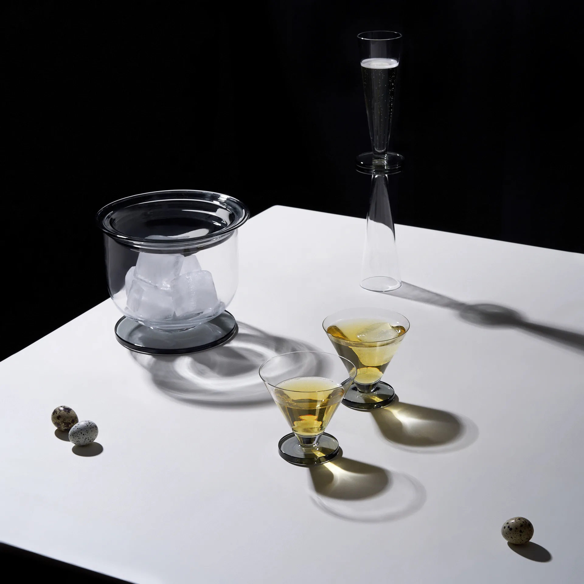 Kieliszki koktajlowy Puck 260 ml 2-pak, Przezroczysty Tom Dixon