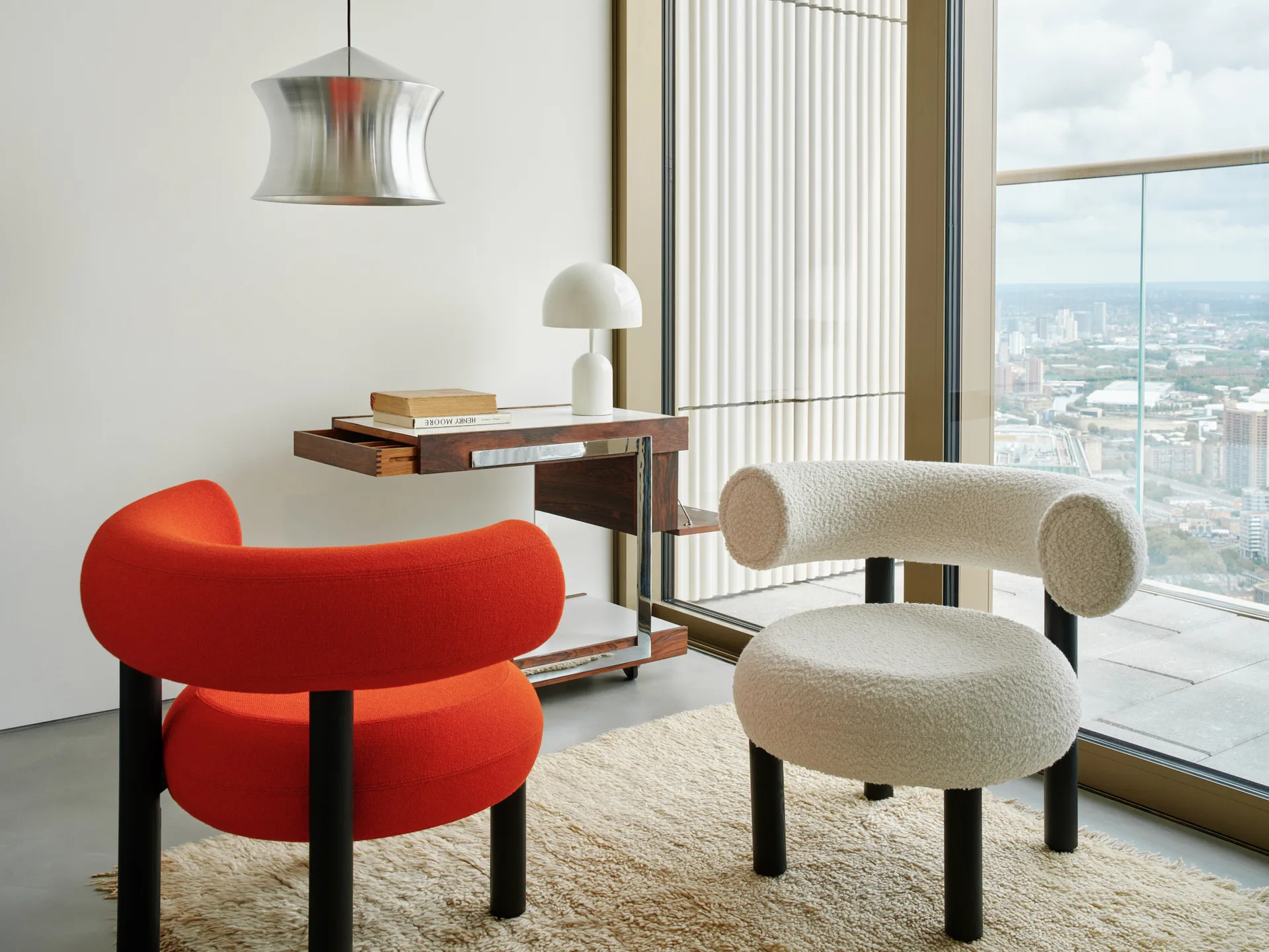 Klosz do lampy stojącej Beat Unbeaten Ø41,2 cm, Aluminium Tom Dixon