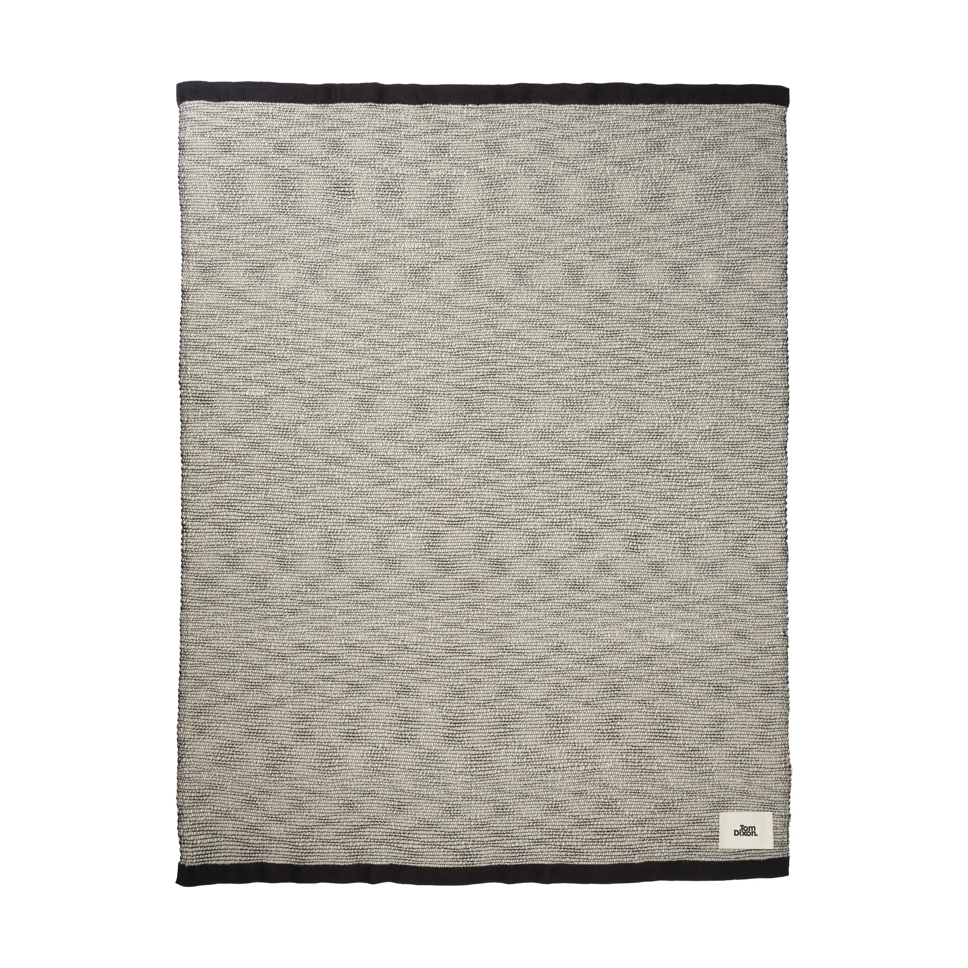 Koc Thread 140x180 cm, Black & White Tom Dixon