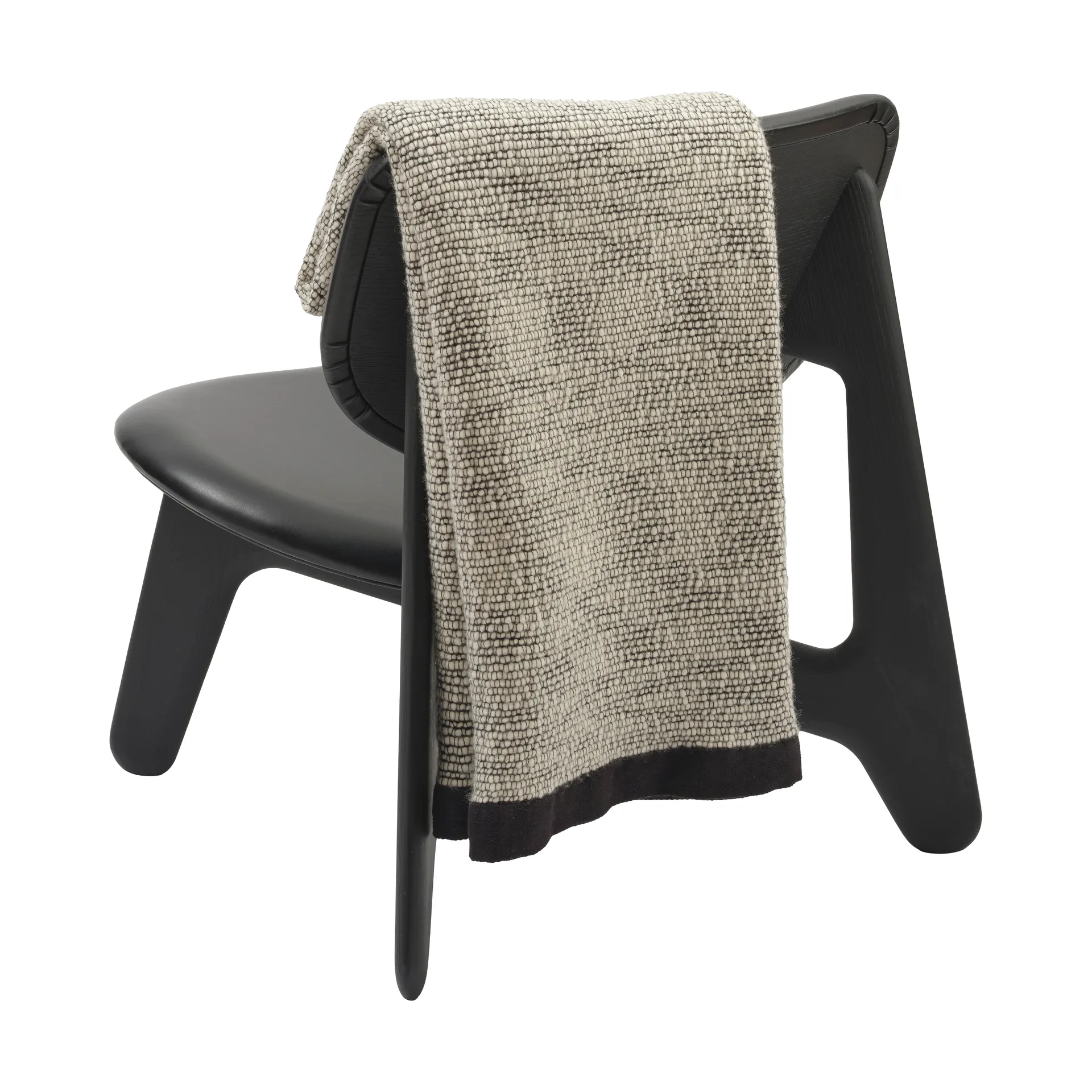 Koc Thread 140x180 cm, Black & White Tom Dixon