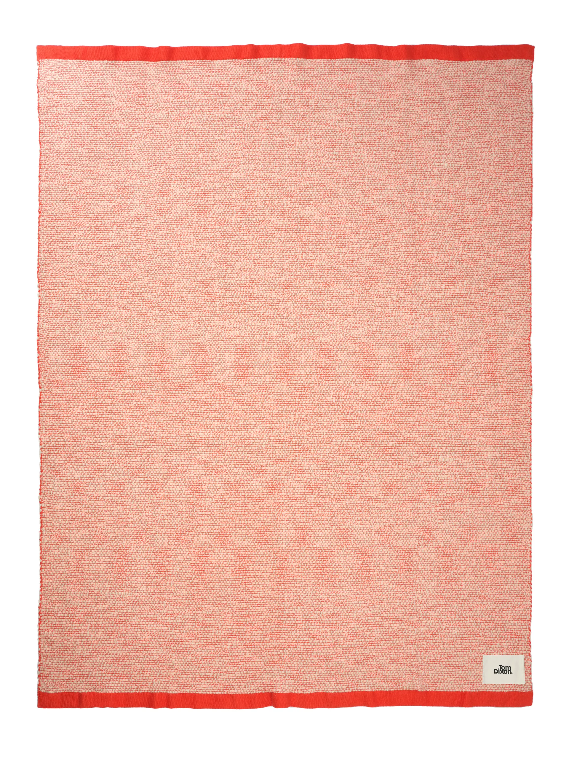 Koc Thread 140x180 cm, Orange & White Tom Dixon