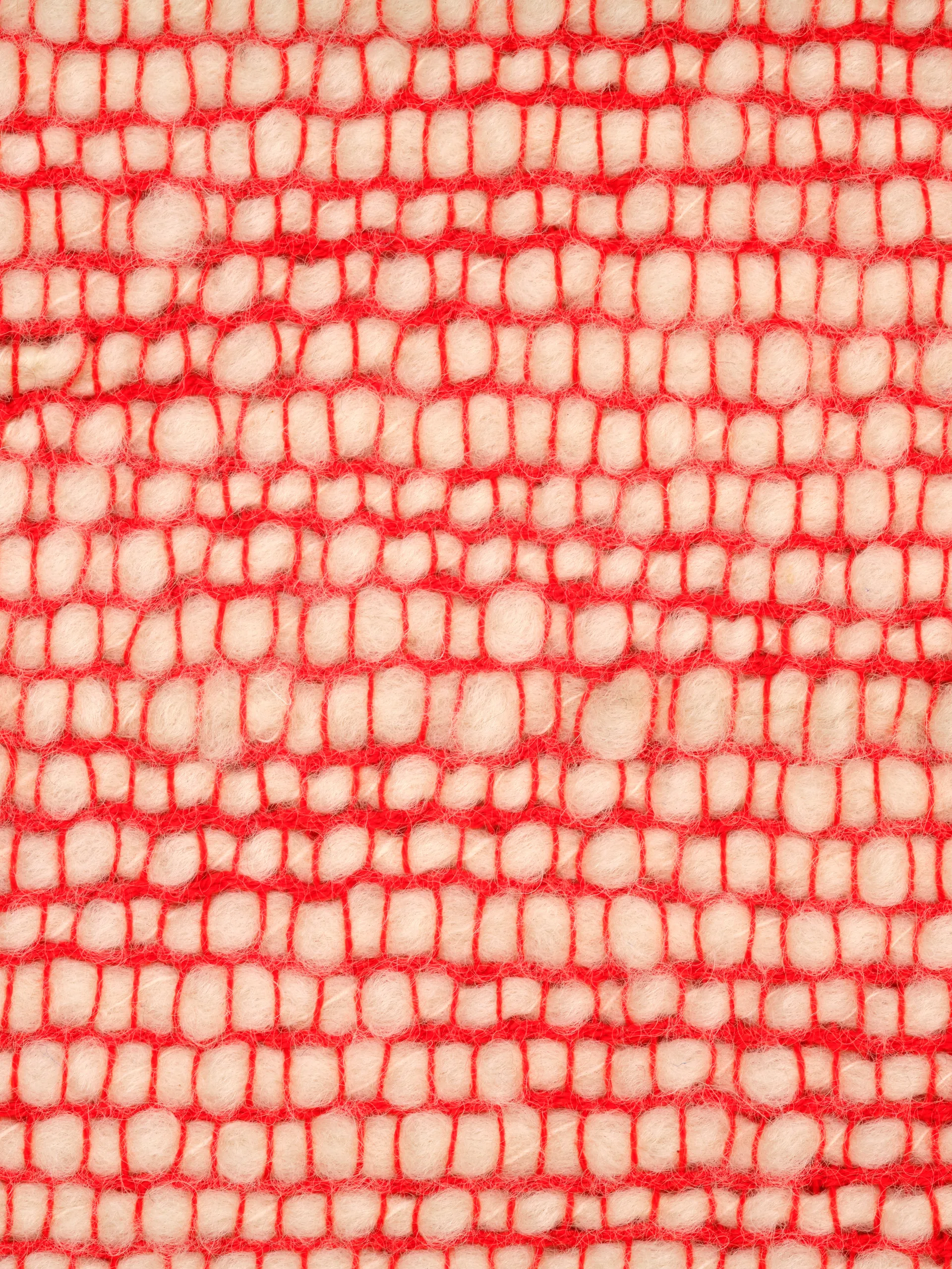 Koc Thread 140x180 cm, Orange & White Tom Dixon