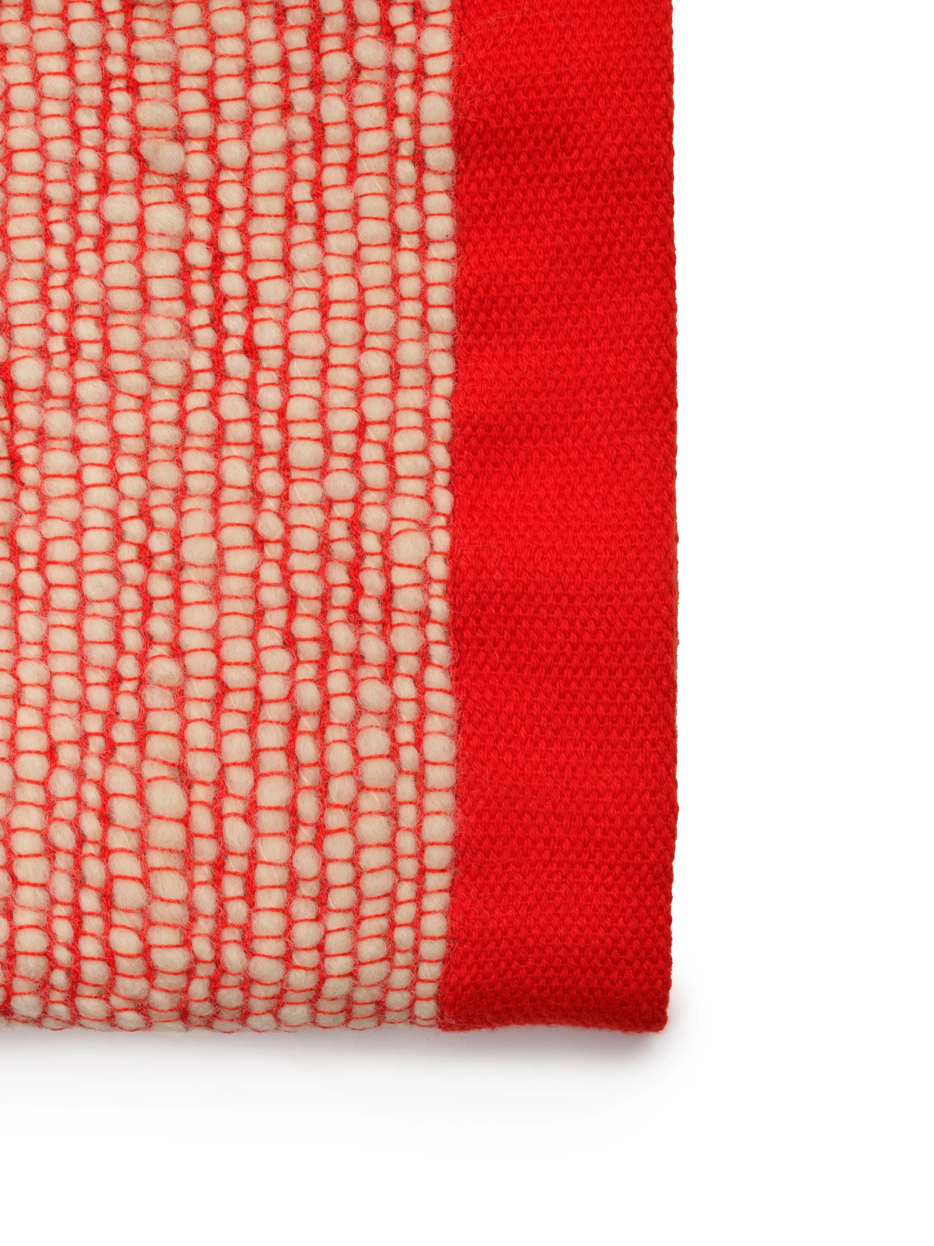 Koc Thread 140x180 cm, Orange & White Tom Dixon