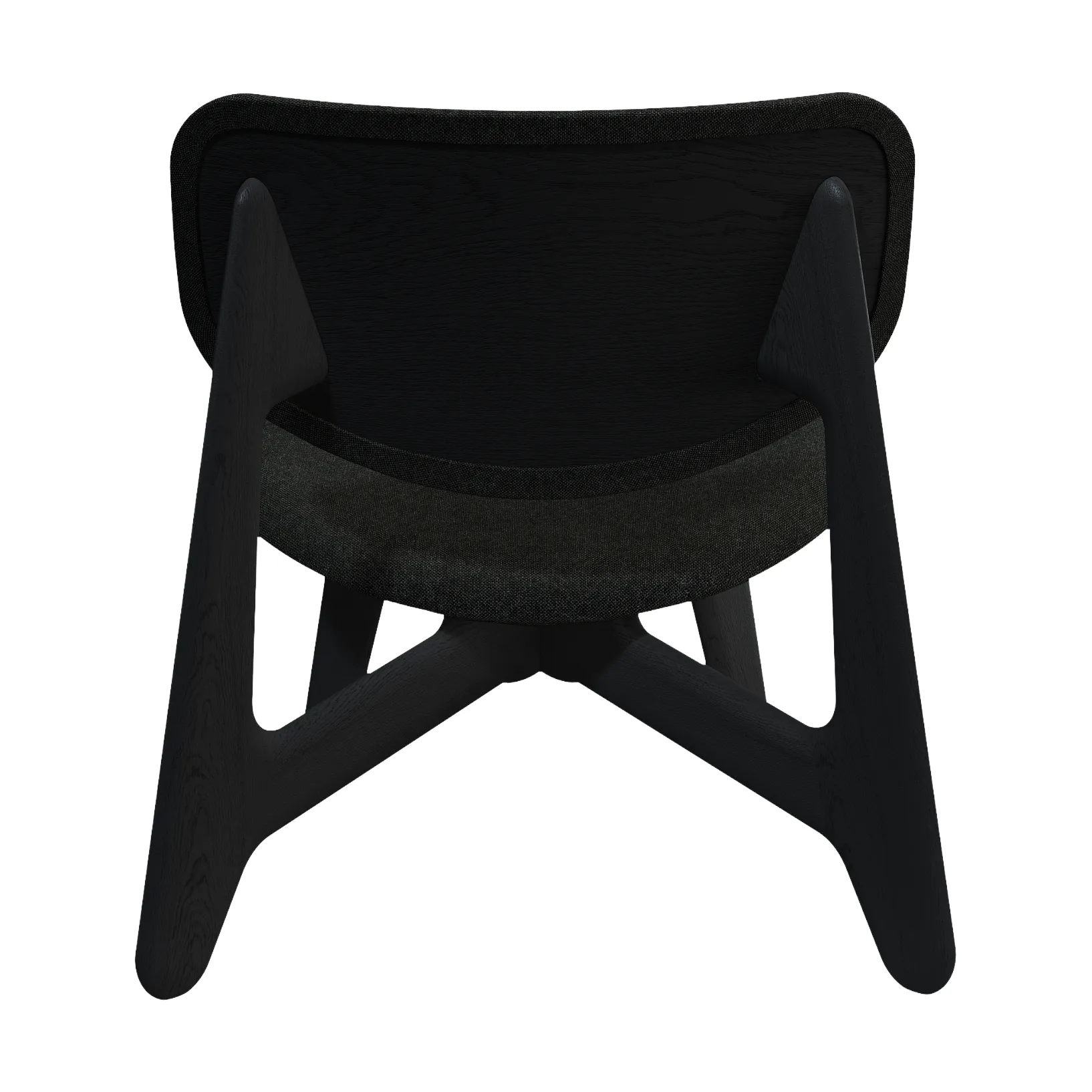 Krzesło lounge tapicerowane siedzisko Slab, Natural brushed oak-Hallingdal 0180 CMHR Tom Dixon