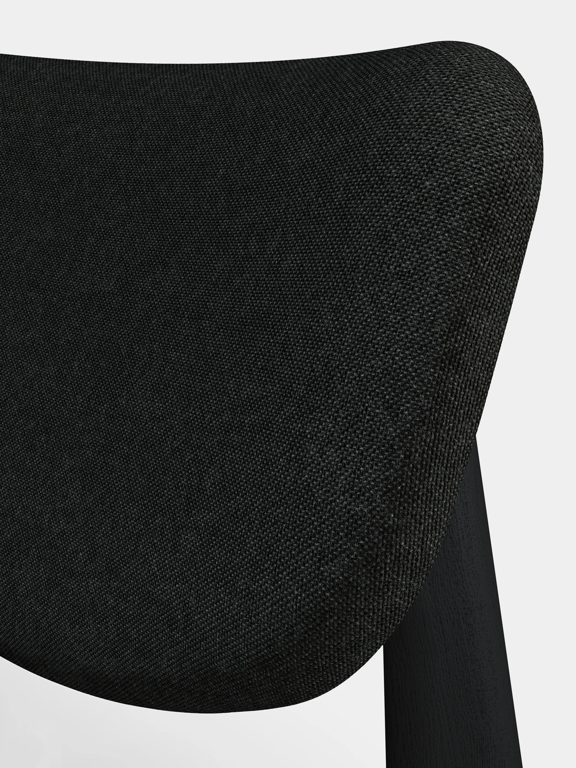 Krzesło lounge tapicerowane siedzisko Slab, Natural brushed oak-Hallingdal 0180 CMHR Tom Dixon