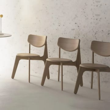 Krzesło Slab Dining - Dąb, matowy lakier - Tom Dixon