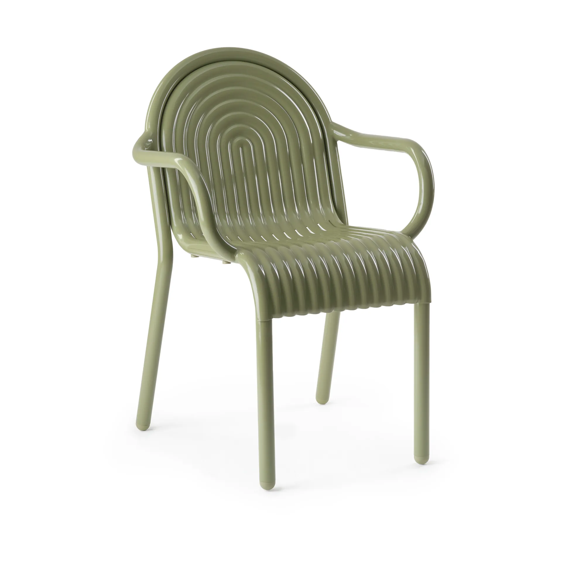 Krzesło z podłokietnikami Groove, Mech Tom Dixon