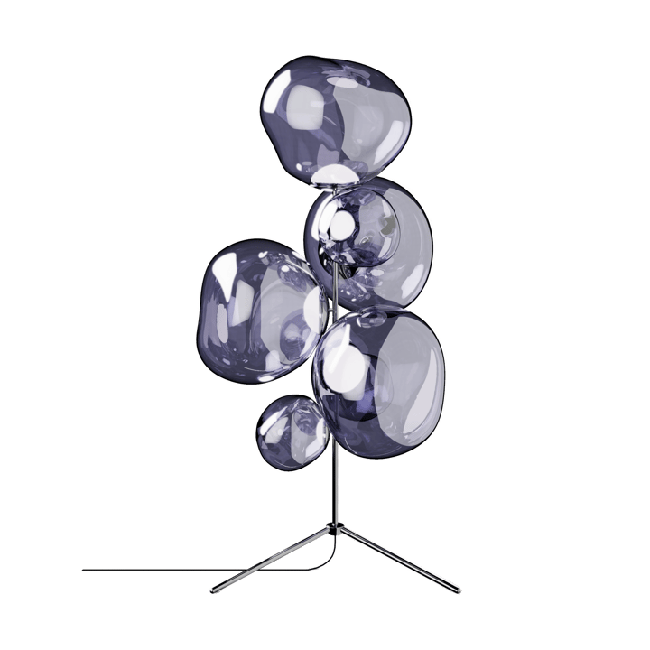 Lampa podłogowa Melt Chandelier LED 175 cm - Dymny - Tom Dixon