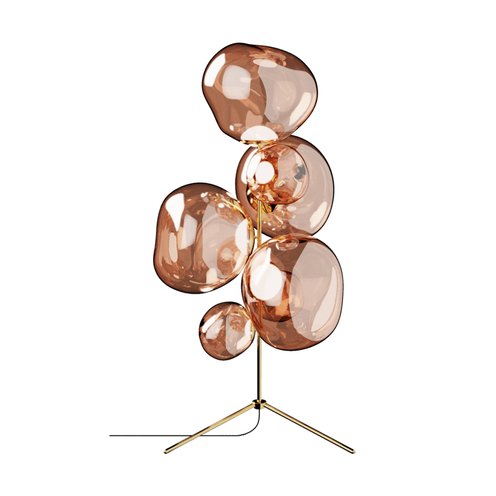 Lampa podłogowa Melt Chandelier LED 175 cm - Miedziany - Tom Dixon