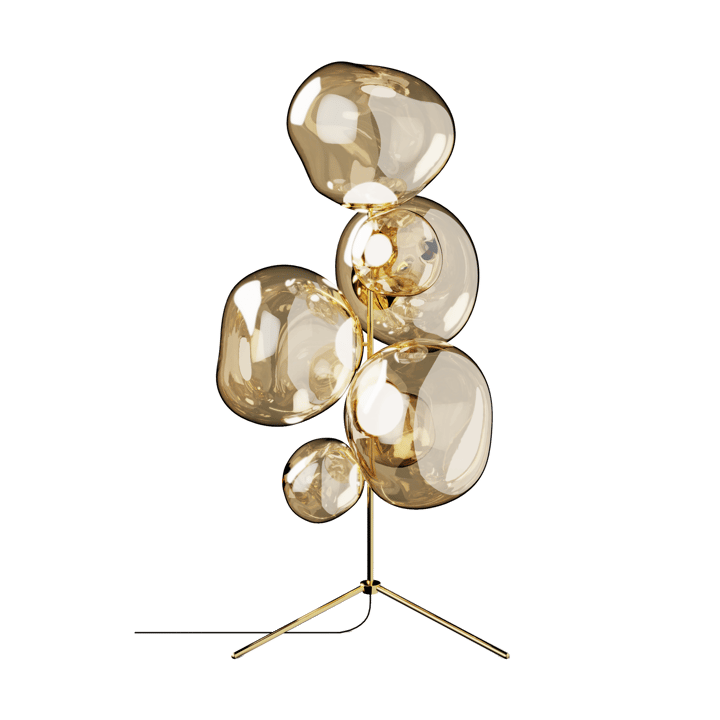 Lampa podłogowa Melt Chandelier LED 175 cm - Złoty - Tom Dixon