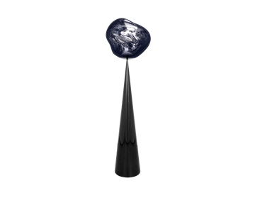 Lampa podłogowa Melt Cone Fat LED 174,5 cm - Dymny - Tom Dixon