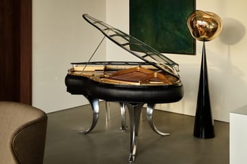 Lampa podłogowa Melt Cone Fat LED 174,5 cm - Złoty - Tom Dixon