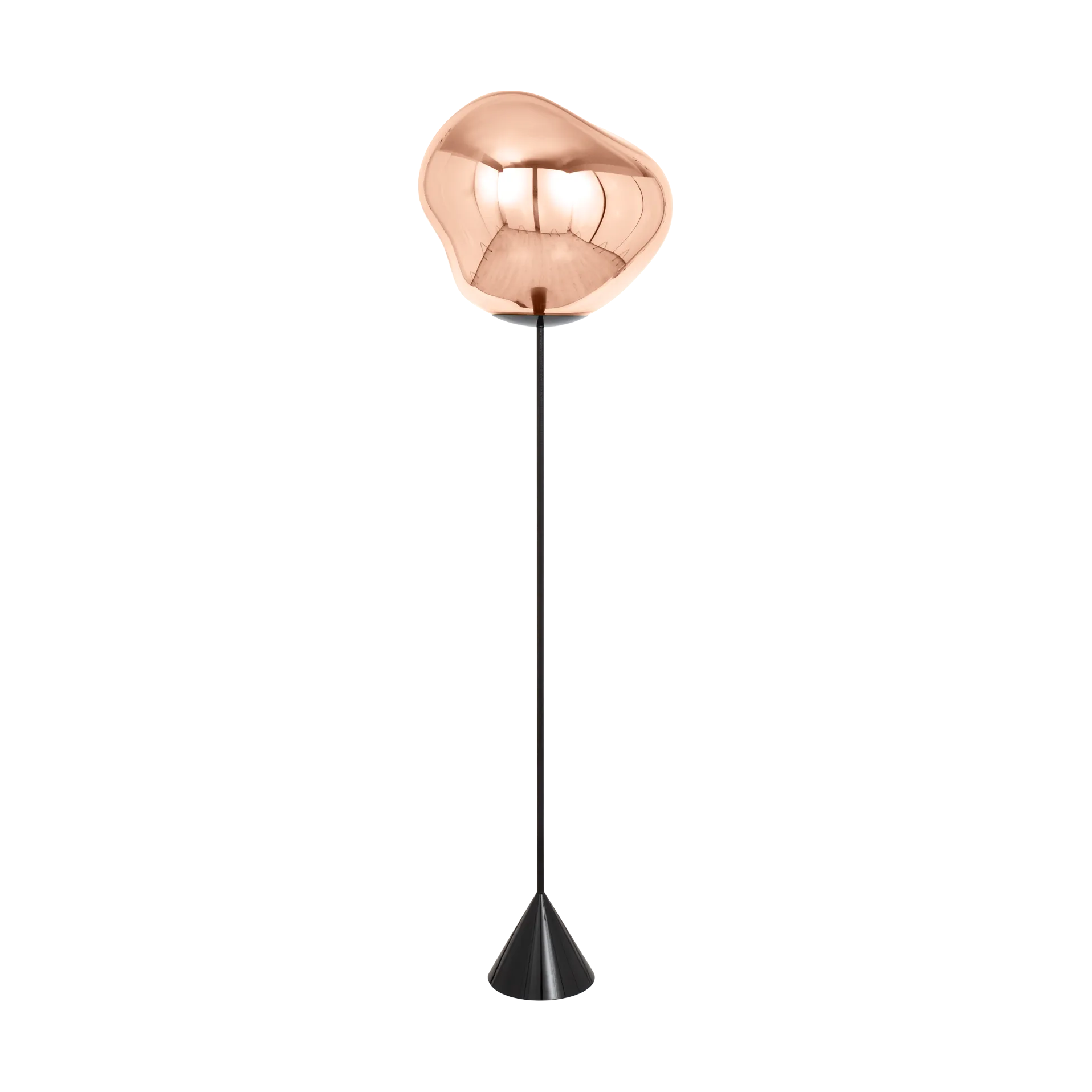 Lampa podłogowa Melt Cone Slim LED 180 cm, Miedziany Tom Dixon