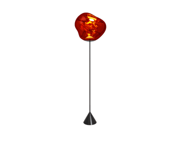 Lampa podłogowa Melt Cone Slim LED 180 cm - Miedziany - Tom Dixon