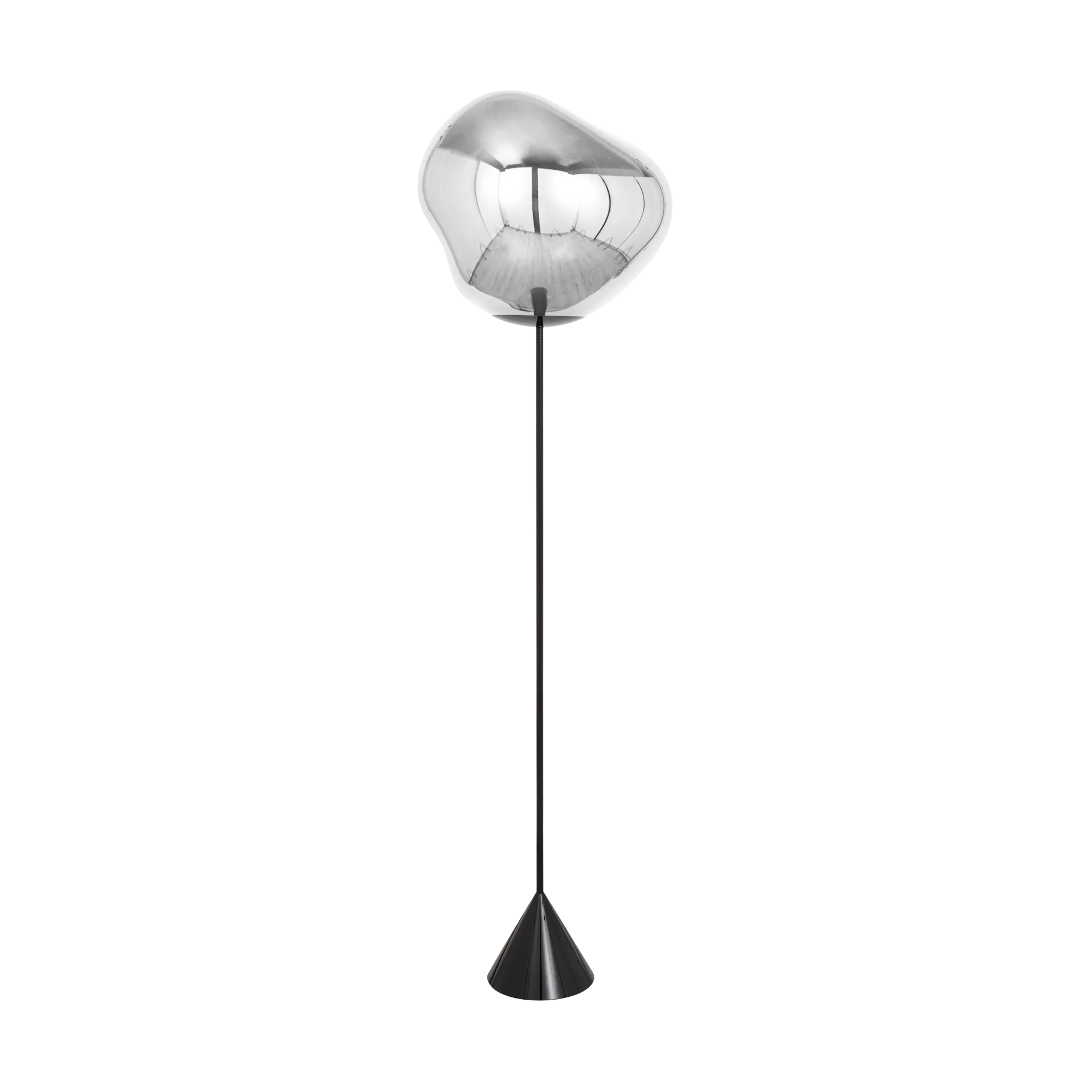 Lampa podłogowa Melt Cone Slim LED 180 cm, Srebrny Tom Dixon