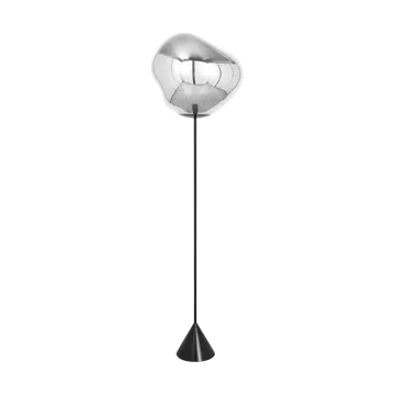 Lampa podłogowa Melt Cone Slim LED 180 cm - Srebrny - Tom Dixon