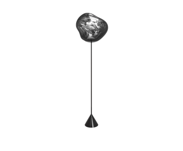 Lampa podłogowa Melt Cone Slim LED 180 cm - Srebrny - Tom Dixon