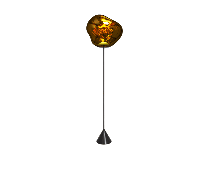 Lampa podłogowa Melt Cone Slim LED 180 cm, Złoty Tom Dixon