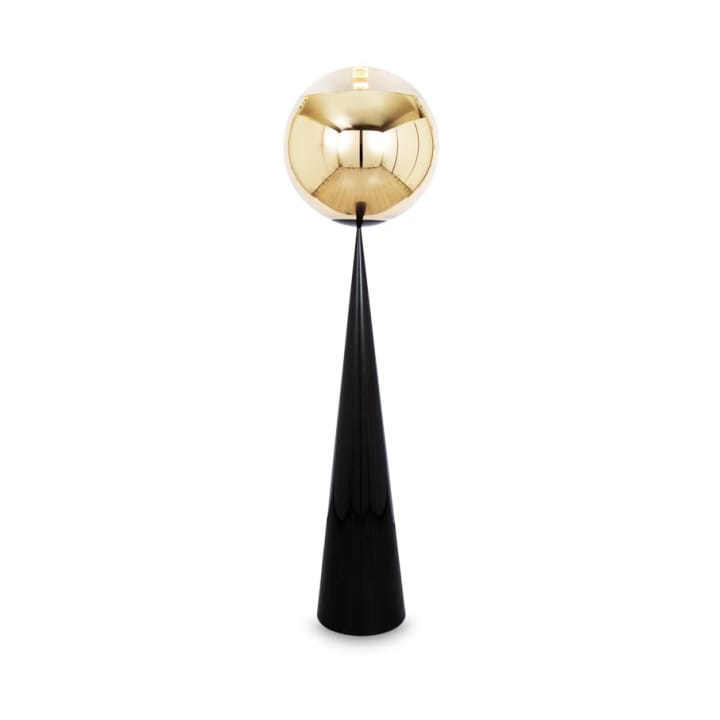 Lampa podłogowa Mirror Ball Fat LED 175,5 cm - Złoty - Tom Dixon