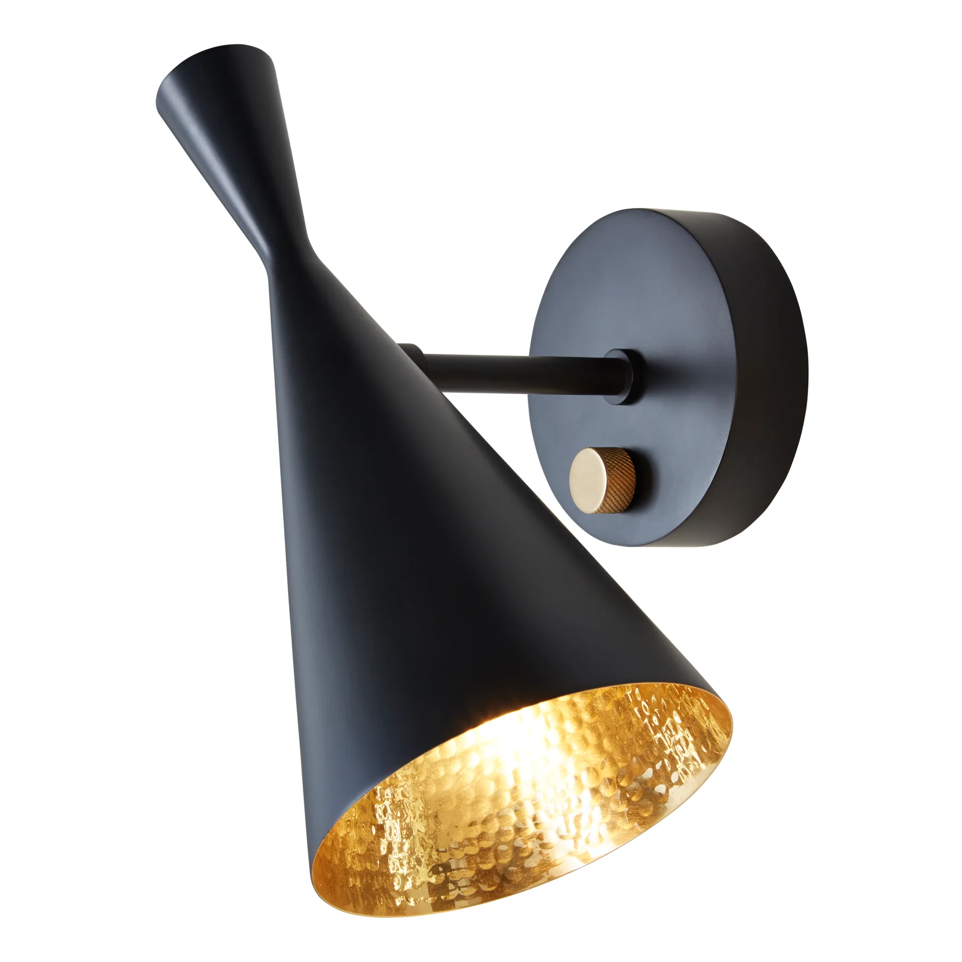 Lampa ścienna Beat, Czarny Tom Dixon